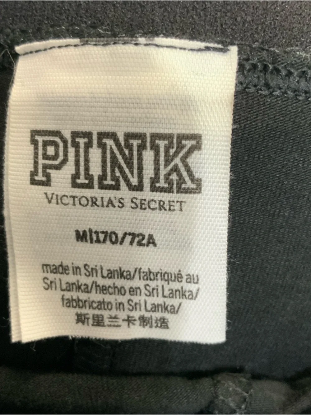 PINK Victoria’s Secret Medium Black Mesh Pleated Tennis Mini Skirt Skort Pockets